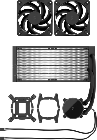 Photo de Kit Watercooling AIO Fractal Radius - 240mm (Noir)