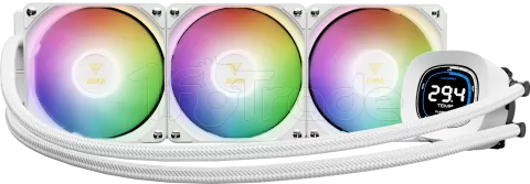 Photo de Kit Watercooling AIO Gamdias Aura GL Digital RGB - 360mm (Blanc)