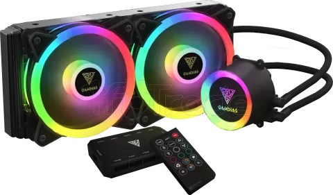 Photo de Kit Watercooling AIO Gamdias Chione M2-240R RGB (Noir)