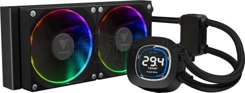 Photo de Kit Watercooling AIO Gamdias Chione M4 RGB - 240mm (Noir)