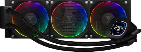 Photo de Kit Watercooling AIO Gamdias Chione M4 RGB - 360mm (Noir)