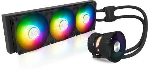 Photo de Kit Watercooling AIO InWin BR RGB - 360mm (Noir)