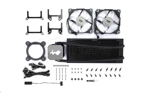 Photo de Kit Watercooling AIO InWin SR Pro RGB - 240mm (Noir)