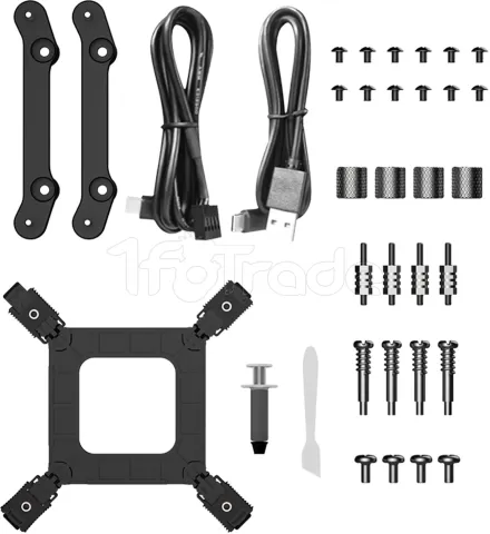 Photo de Kit Watercooling AIO Itek Thermora 50B ARGB - 360mm (Noir)