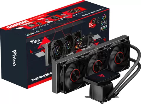 Photo de Kit Watercooling AIO Itek Thermora 50B ARGB - 360mm (Noir)