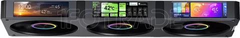 Photo de Kit Watercooling AIO Jonsbo TF3-360SC RGB - 360mm (Noir)