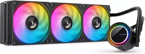 Photo de Kit Watercooling AIO Jonsbo TG-360 RGB - 360mm (Noir)