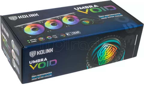 Kolink Umbra Void 360 AIO Wasserkühlung – ARGB, Für CPU