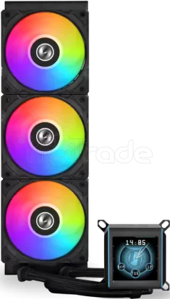 Photo de Kit Watercooling AIO Lian Li Galahad II LCD - 360mm (Noir)