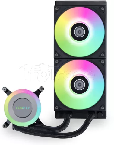 Photo de Kit Watercooling AIO Lian Li Galahad II Lite RGB - 240mm (Noir)