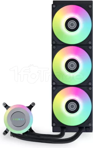 Photo de Kit Watercooling AIO Lian Li Galahad II Lite RGB - 360mm (Noir)