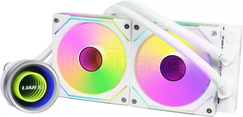 Photo de Kit Watercooling AIO Lian Li Galahad Trinity SL-INF RGB - 240mm (Blanc)