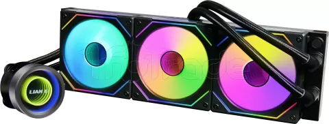 Photo de Kit Watercooling AIO Lian Li Galahad Trinity SL-INF RGB - 360mm (Noir)