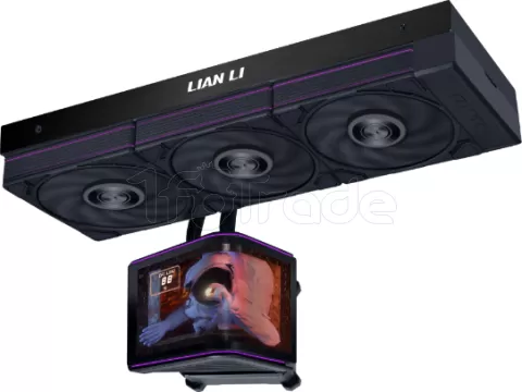 Photo de Kit Watercooling AIO Lian Li HydroShift II OLED P28 RGB - 360mm (Noir)