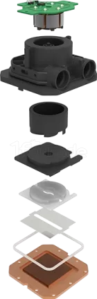 Photo de Kit Watercooling AIO Lian Li HydroShift S - 360mm (Blanc)