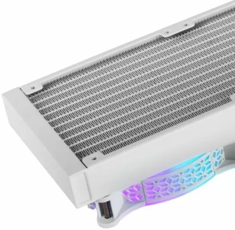 Photo de Kit Watercooling AIO Mars Gaming ML-LCD RGB - 360mm (Blanc)