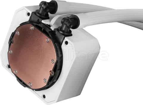 Photo de Kit Watercooling AIO Mars Gaming ML-LCDPro RGB - 360mm (Blanc)
