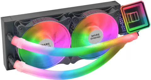 Photo de Kit Watercooling AIO Mars Gaming ML-Ultra RGB - 240mm (Noir)