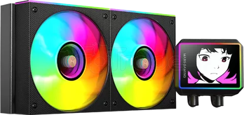 Photo de Kit Watercooling AIO Mars Gaming ML-Vision II RGB - 240mm (Noir)