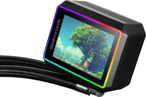 Photo de Kit Watercooling AIO Mars Gaming ML-Vision II RGB - 240mm (Noir)