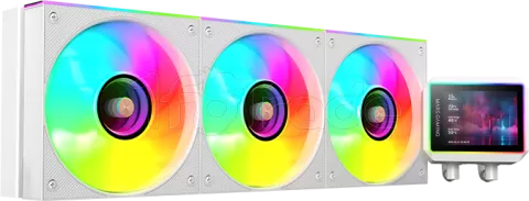 Photo de Kit Watercooling AIO Mars Gaming ML-Vision II RGB - 360mm (Blanc)