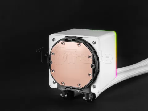 Photo de Kit Watercooling AIO Mars Gaming ML-Vision Pro RGB - 240mm (Blanc)