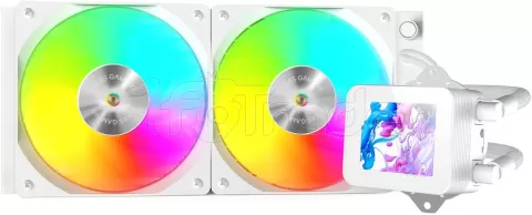 Photo de Kit Watercooling AIO Mars Gaming ML-Vision RGB - 240mm (Blanc)