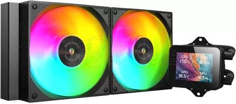 Photo de Kit Watercooling AIO Mars Gaming ML-Vision RGB - 240mm (Noir)
