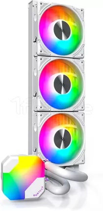 Photo de Kit Watercooling AIO Montech HyperFlow RGB - 360mm (Blanc)