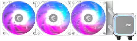 Photo de Kit Watercooling AIO MSI Mag CoreLiquid A13 RGB - 360mm (Blanc)
