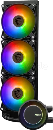 Photo de Kit Watercooling AIO MSI Mag CoreLiquid E RGB - 360mm (Noir)