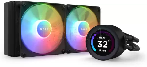 Photo de Kit Watercooling AIO NZXT Kraken Elite RGB - 240mm (Noir)