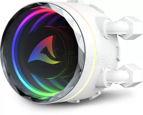 Photo de Kit Watercooling AIO Sharkoon S90 RGB - 360mm (Blanc)