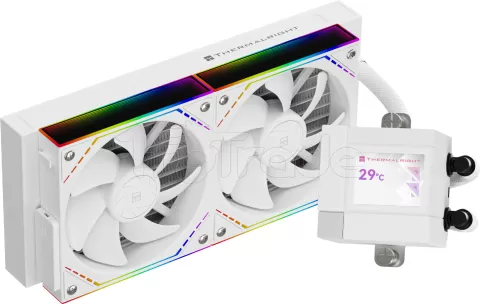 Photo de Kit Watercooling AIO Thermalright Core Matrix Vision RGB - 240mm (Blanc)