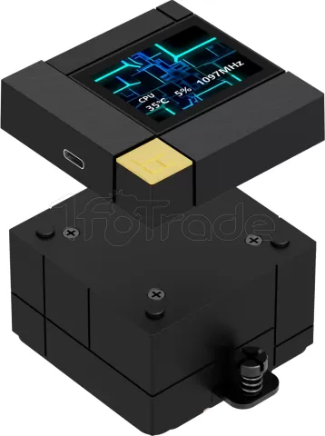 Photo de Kit Watercooling AIO Thermalright Core Matrix Vision RGB - 240mm (Noir)
