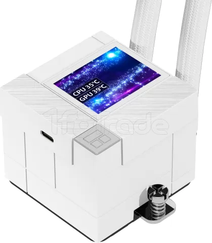 Photo de Kit Watercooling AIO Thermalright Core Matrix Vision RGB - 360mm (Blanc)