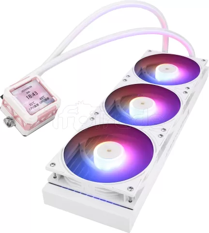 Photo de Kit Watercooling AIO Thermalright Frozen Warframe Pro Mew RGB - 360mm (Blanc)