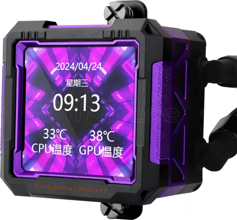 Photo de Kit Watercooling AIO Thermalright Frozen Warframe Pro RGB - 360mm (Noir)