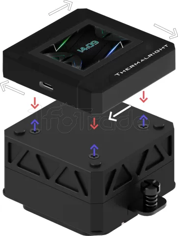 Photo de Kit Watercooling AIO Thermalright Frozen Warframe SE V2 RGB - 360mm (Noir)
