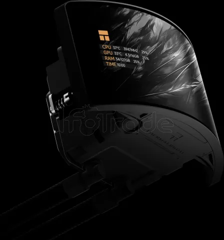 Photo de Kit Watercooling AIO Thermalright Rainbow Vision 360 Turbo RGB - 360mm (Noir)