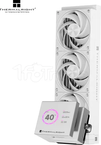 Photo de Kit Watercooling AIO Thermalright Stream Vision RGB - 360mm (Blanc)