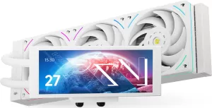 Photo de Kit Watercooling AIO Thermalright Trofeo Vision RGB - 360mm (Blanc)