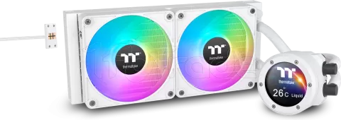 Photo de Kit Watercooling AIO Thermaltake TH V2 Ultra EX RGB - 280mm (Blanc)