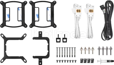 Photo de Kit Watercooling AIO Thermaltake TH V2 Ultra EX RGB - 280mm (Blanc)