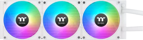 Photo de Kit Watercooling AIO Thermaltake TH V2 Ultra EX RGB - 360mm (Blanc)