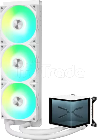 Photo de Kit Watercooling AIO Tryx Panorama RGB - 360mm (Blanc)
