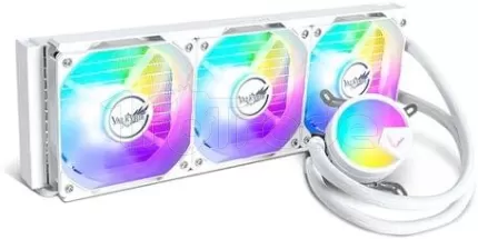 Photo de Kit Watercooling AIO Valkyrie A RGB - 360mm (Blanc)