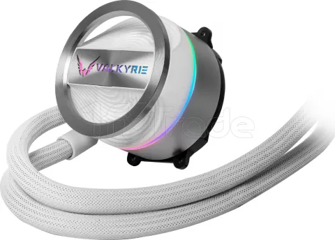 Photo de Kit Watercooling AIO Valkyrie Dragonfang RGB - 240mm (Blanc)