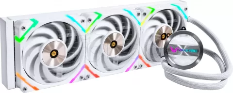 Photo de Kit Watercooling AIO Valkyrie Dragonfang RGB - 360mm (Blanc)