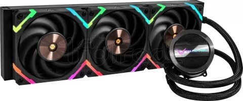 Photo de Kit Watercooling AIO Valkyrie Dragonfang RGB - 360mm (Noir)